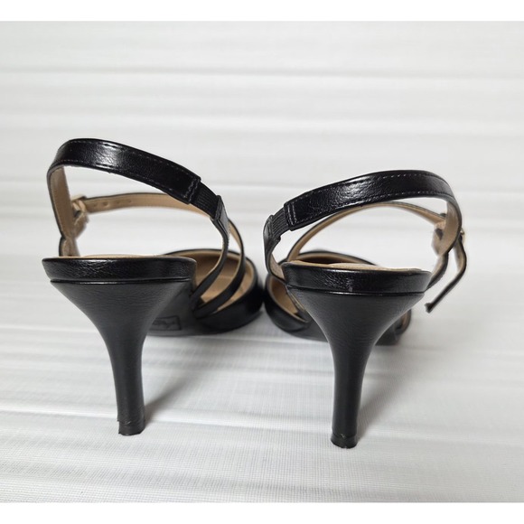 Abella True Comfort Pumps Women's 9.5M Black Cushioned Dress Shoe 2" Heel - Picture 4 of 9